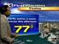 Meteorologist Tim Williams Has Your Forecast