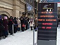 Eurostar: trafic suspendu jusqu&#039;à dimanche à cause de la météo