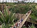 Erste Besucher im Leipziger Gondwanaland