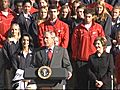 Bush welcomes Summer Olympic, Paralympic Teams to White House