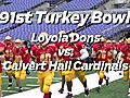 Calvert Hall tops Loyola in 91st Turkey Bowl