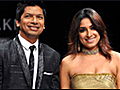 Shaan Walks The Ramp With Wife