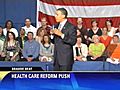 Obama talks health care