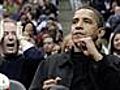 Obama Attends Washington Wizards Basketball Game