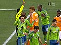 YELLOW CARD: Freeman error leads to card