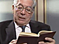 Mario Vargas Llosa reads an excerpt (in Spanish)