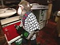 Monkeys Work In Restaurant