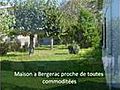 Bergerac - n°781 (24) - Vente Maison - Prix: 201 500 € - T5 F5 5 pièces 3 chambres avec jardin proche du centre ville avec garage spacieux