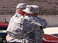 Father Returns From Iraq,  Surprises Son