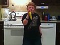 Banana kid performing Ke$ha