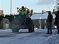 La Manche sous la neige