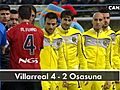 Liga BBVA. Jornada 19. Villarreal 4-2 Osasuna