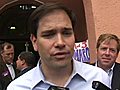 Marco Rubio in Orlando during 14-city campaign tour