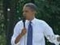 On Political Tour,  Obama Gets In A Backyard Chat