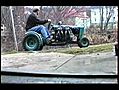 Tracteur panzer avec moteur de CB 750 Four