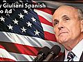 Rudy Giuliani Spanish Radio Ad,  