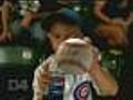 7-Year-Old Throws First Pitch At Wrigley Field