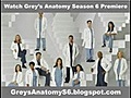 Watch Greys Anatomy Season 6 Episode 1 Online Free