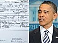 Barack Obama discloses birth certificate