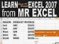 MrExcel’s Learn Excel #935 - Creating Table Formats