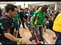 Matracas mexicanas contra &#039;vuvuzelas&#039; sudafricanas