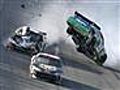 Carl Edwards&#039; Car Goes Airborne at Talladega