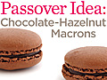 Passover Ideas: Chocolate-Hazelnut Macrons
