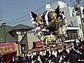 住吉神社　北条節句祭　本宮　横尾　御旅所前　屋台差し上げ