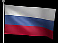 Russia Flag Stock Footage