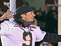 Brees parties with the fans