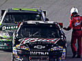 Final Laps: Smith wins; Harvick,  Rowdy livid