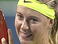 TENNIS: Maria Sharapova wins comeback title in Tokyo