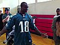 Jeremy Maclin presents NFL’s Play 60 Award