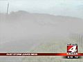 Dust storm leaves mess