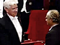 Günter Blobel receives his Nobel Prize