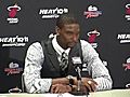 Chris Bosh postgame interviews