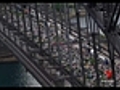 Soggy breakfast on the bridge