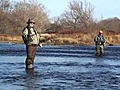 Fishing on the Salmon River with local resident Gordon Snyder