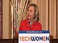 SEC CLINTON/TECHWOMEN EVENT