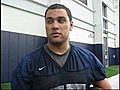 Spring Practice: UConn Offensive Lineman Moe Petrus