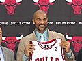 Chicago Bulls introduce Carlos Boozer