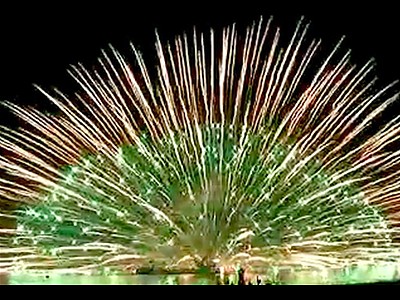 Huge Firework,  Low Explosion