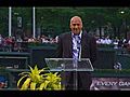 July 24: Ripken addresses fans at Camden Yards