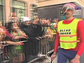 Blind Jogger Lost In Parade