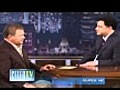 William Shatner Teaches Jimmy Kimmel to Dance 10/27/10