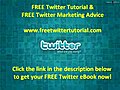 Twitter Tutorial - FREE Download