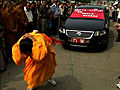 Nun Pulls Car with Hair: Raw Video