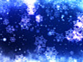 Frosty Blue Snowflakes Christmas Background