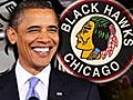 Obama welcomes Blackhawks to White House