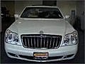 White 2009 Maybach 57 with black&white interior for sale in Beverly Hills,  LA California